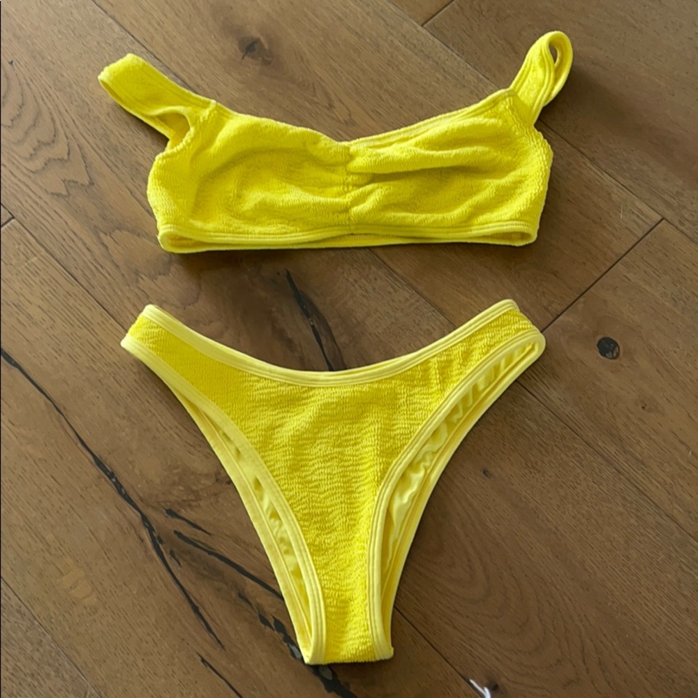 Lspace bikini bright yellow medium